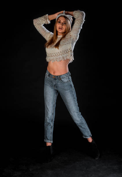 istock Attractive trendy woman 1387627483