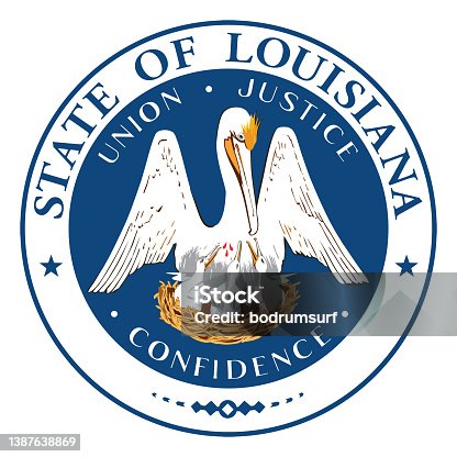 istock Louisiana state flag. 1387638869