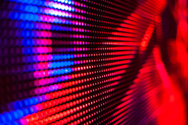 istock CloseUp LED blurred screen. LED soft focus background. abstract background ideal for design. 1387644540