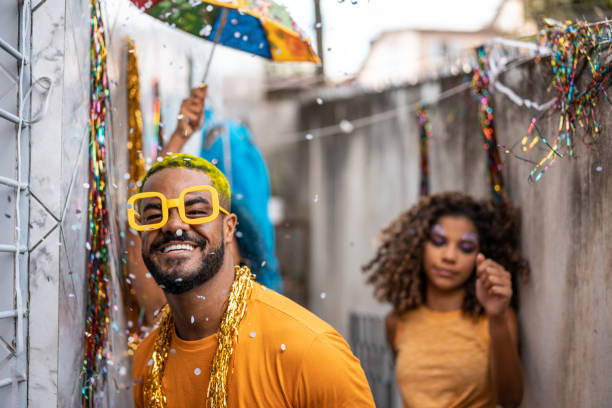 istock People enjoying the Carnaval in their backyard 1387648061