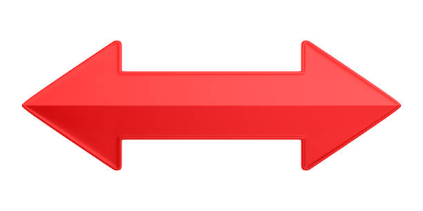 istock red arrow on white background. Isolated 3D illustration 1387648178