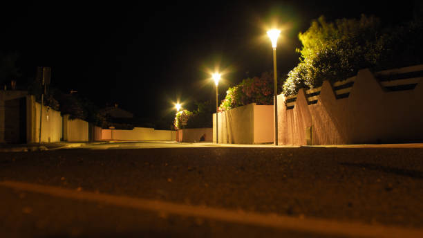 istock Ville de Sigean, en pleine nuit 1387650829