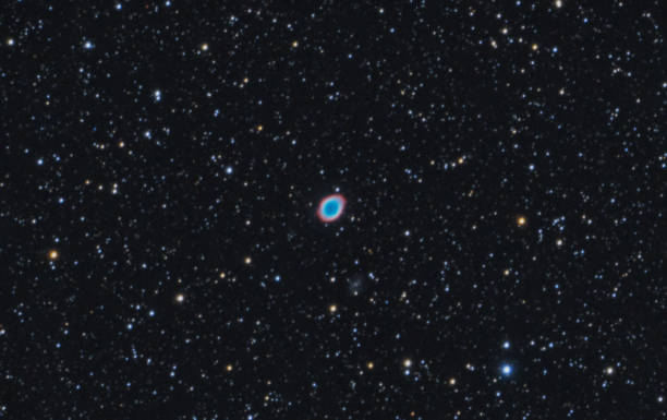 istock The Ring Nebula, Messier 57 in the constellation of Lyra 1387661087