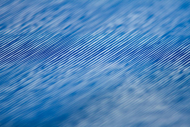 istock Macro shot of blue vinyl record 1387664873