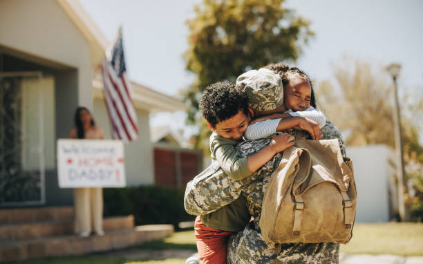 istock Emotional family reunion 1387666244