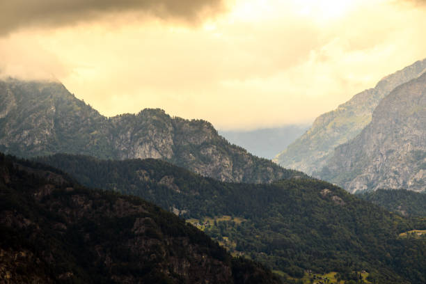 Mountain landscape in Italian Alps
