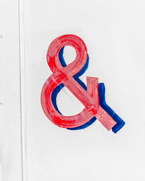 istock Close up of an Ampersand. 1387671224