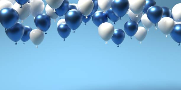 istock Floating balloons - Celebration and Party theme 1387679680