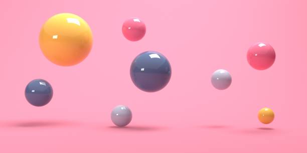 istock 3D render design of different size of spheres 1387679726