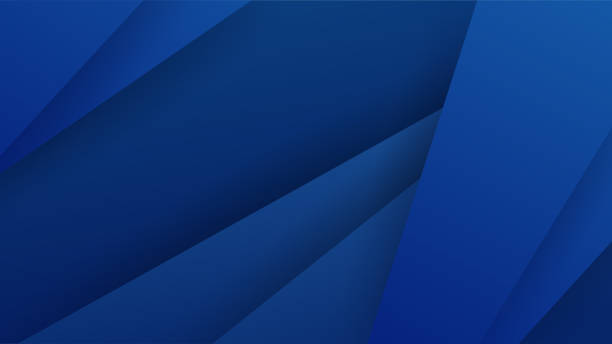 모던 레이어 블루 컬러풀 추상 디자인 배경 - blue backgrounds stock illustrations