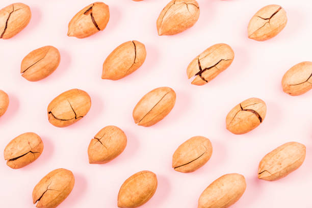 istock Delicious snacks - a pile of Pecan 1387689141