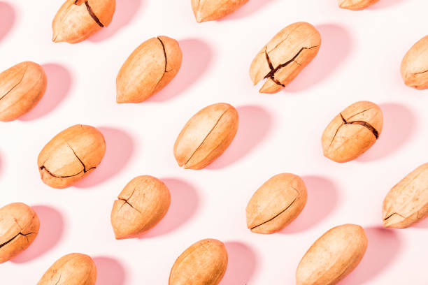 istock Delicious snacks - a pile of Pecan 1387689149