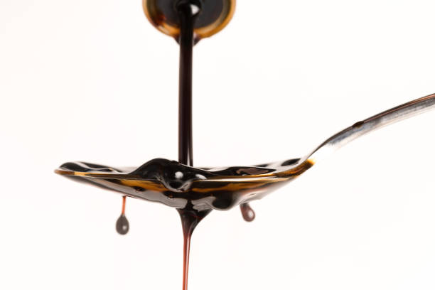 istock Pouring Soy Sauce on a Spoon 1387692783