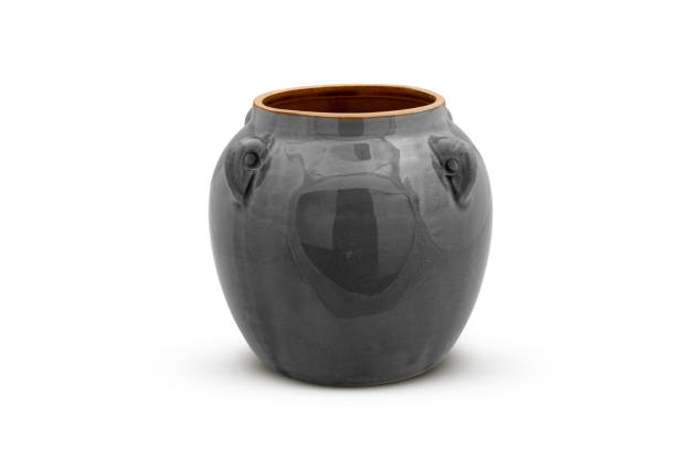 istock gray clay pot isolated on white background 1387693365