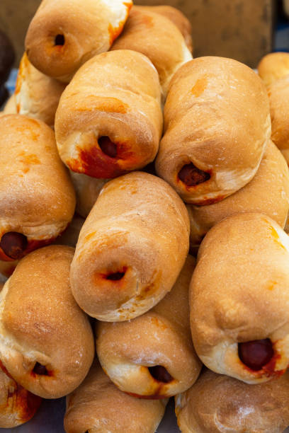 istock Bread rolls with Chorizo - Bollos de Pan con Chorizo 1387696381