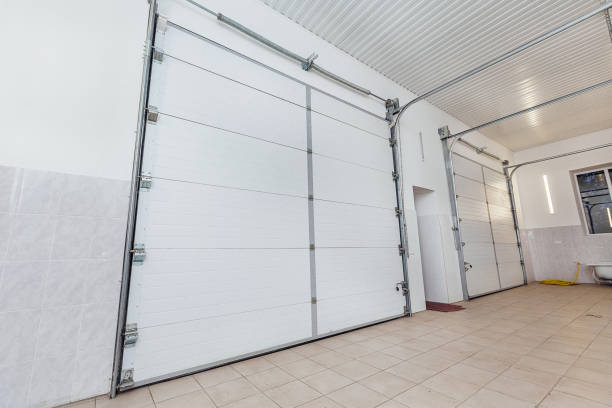 istock garage in a private house with rolling gates 1387700658