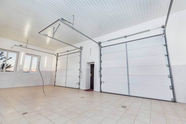 istock garage in a private house with rolling gates 1387700659