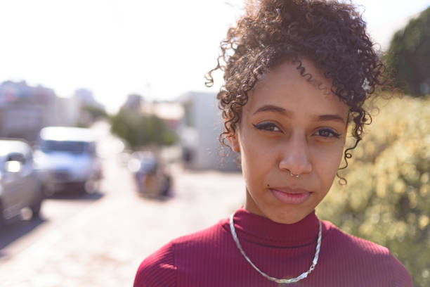 istock Black young woman portrait 1387702928