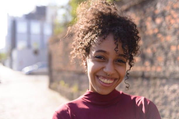 istock Black young woman portrait 1387702973
