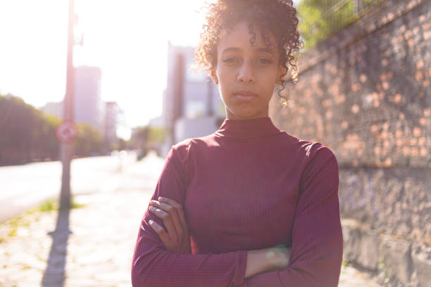 istock Black young woman portrait 1387702992