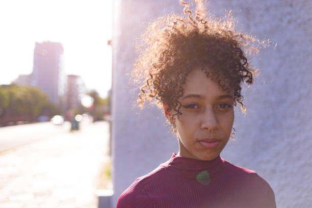 istock Black young woman portrait 1387703070