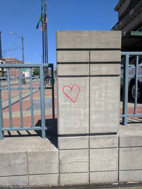 Heart in Downtown Seattle