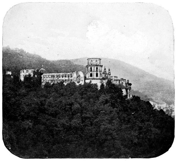 istock Heidelberg Castle Ruins in Heidelberg, Germany - 19th Century 1387709257