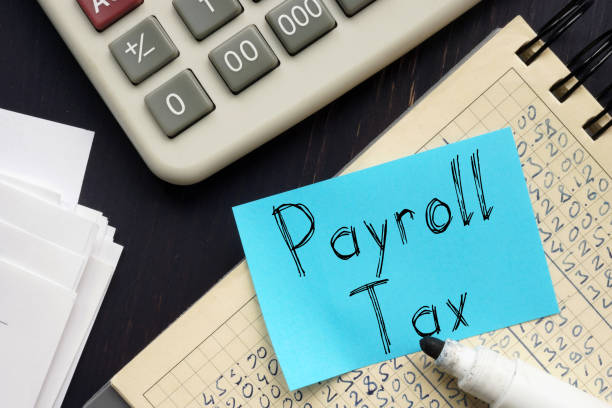 istock Payroll Tax is shown on the photo using the text 1387709954