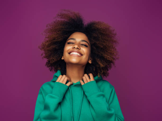 istock Beautiful afro woman 1387711241