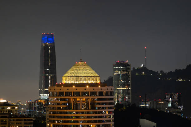 istock Santiago de Chile at night 1387717911