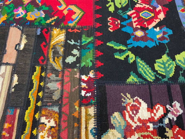 istock Traditional woven rug carpet 1387719932