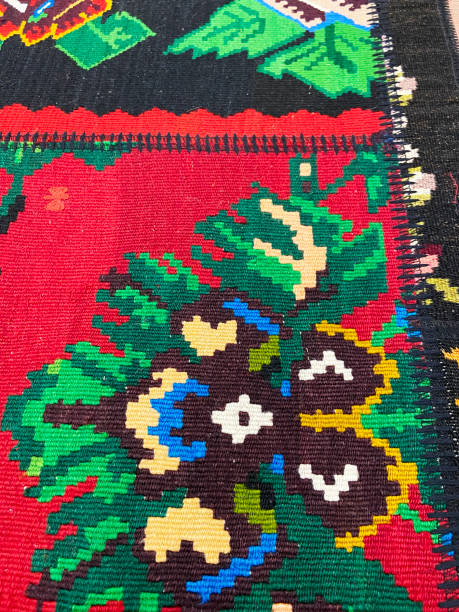 istock Traditional woven rug carpet 1387719947