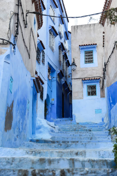 istock Street in Chefchaouen, Morocco 1387723602