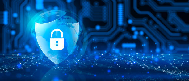 istock Cyber attack block, Cyber data, and Information privacy Concept. 1387759634