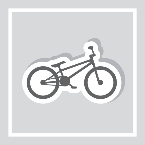 ilustrações, clipart, desenhos animados e ícones de ilustração vetorial do ícone da bicicleta. ícone da bicicleta - pimp my ride