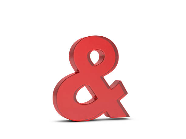 istock Glass ampersand symbol 1387773449