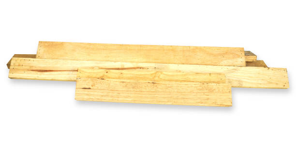 istock Logs, wooden lumber texture background. Timber industry concept. Close up, selective focus. 1387779429
