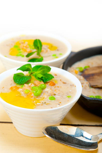 istock Hearty Middle Eastern Chickpea and Barley Soup 1387792324