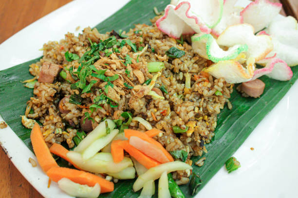 istock delicious fried rice dish with vegetables 1387792757