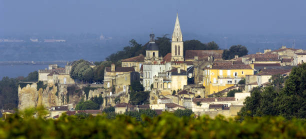 view old village Bourg en Gironde