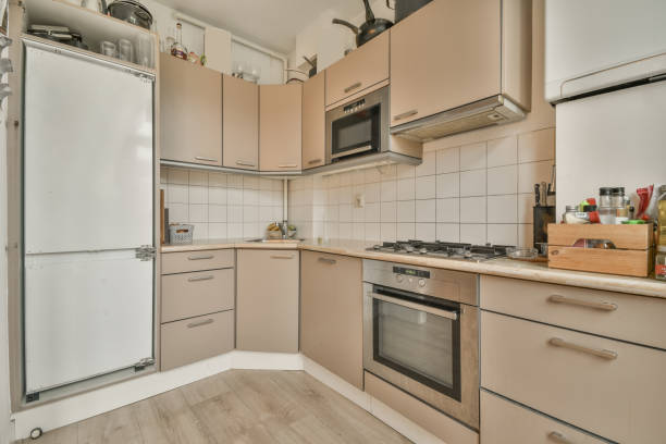 istock The interior of a small kitchen 1387796053