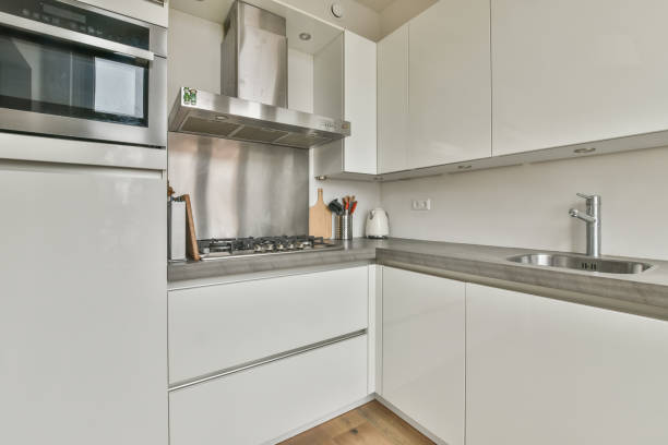 istock Design of a small cozy kitchen 1387796159