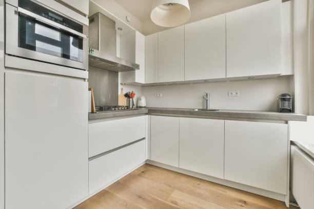 istock Design of a small cozy kitchen 1387796812