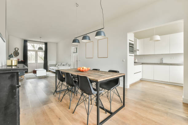 istock The interior of an open-plan apartment 1387797927