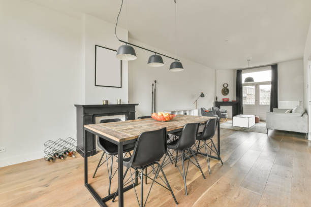 istock The interior of an open-plan apartment 1387798033