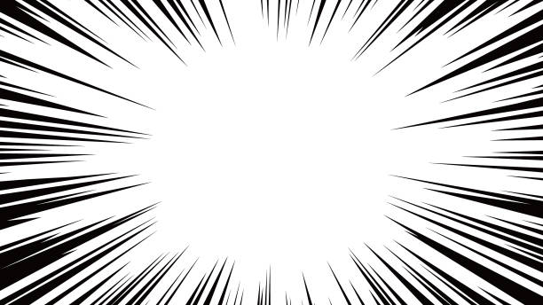 ilustraciones, imágenes clip art, dibujos animados e iconos de stock de ilustración de fondo de líneas negras reuniéndose en el centro - en el centro