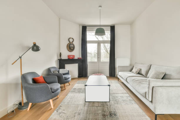 istock The interior of a modern living room 1387801022