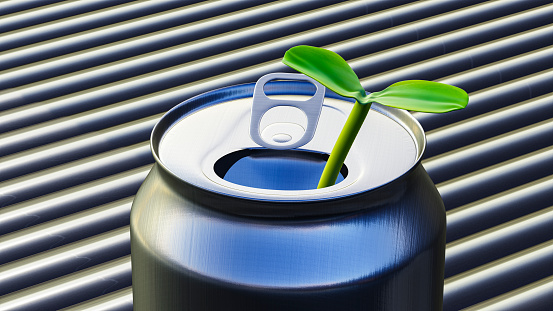 Image of recycling empty cans to achieve Zero Waste