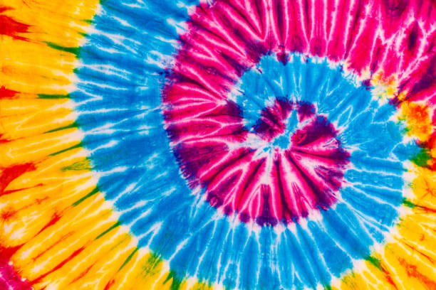 istock Tie dye colorful on cotton background. 1387805676