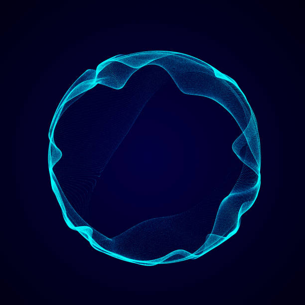 istock Futuristic sphere of particles and lines. Network connection big data. Abstract technology background. 3d rendering. 1387809893